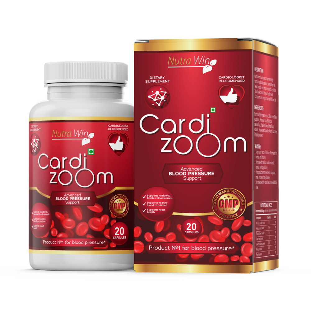 Cardizoom - Natural blood pressure and cardiovascular support supplement